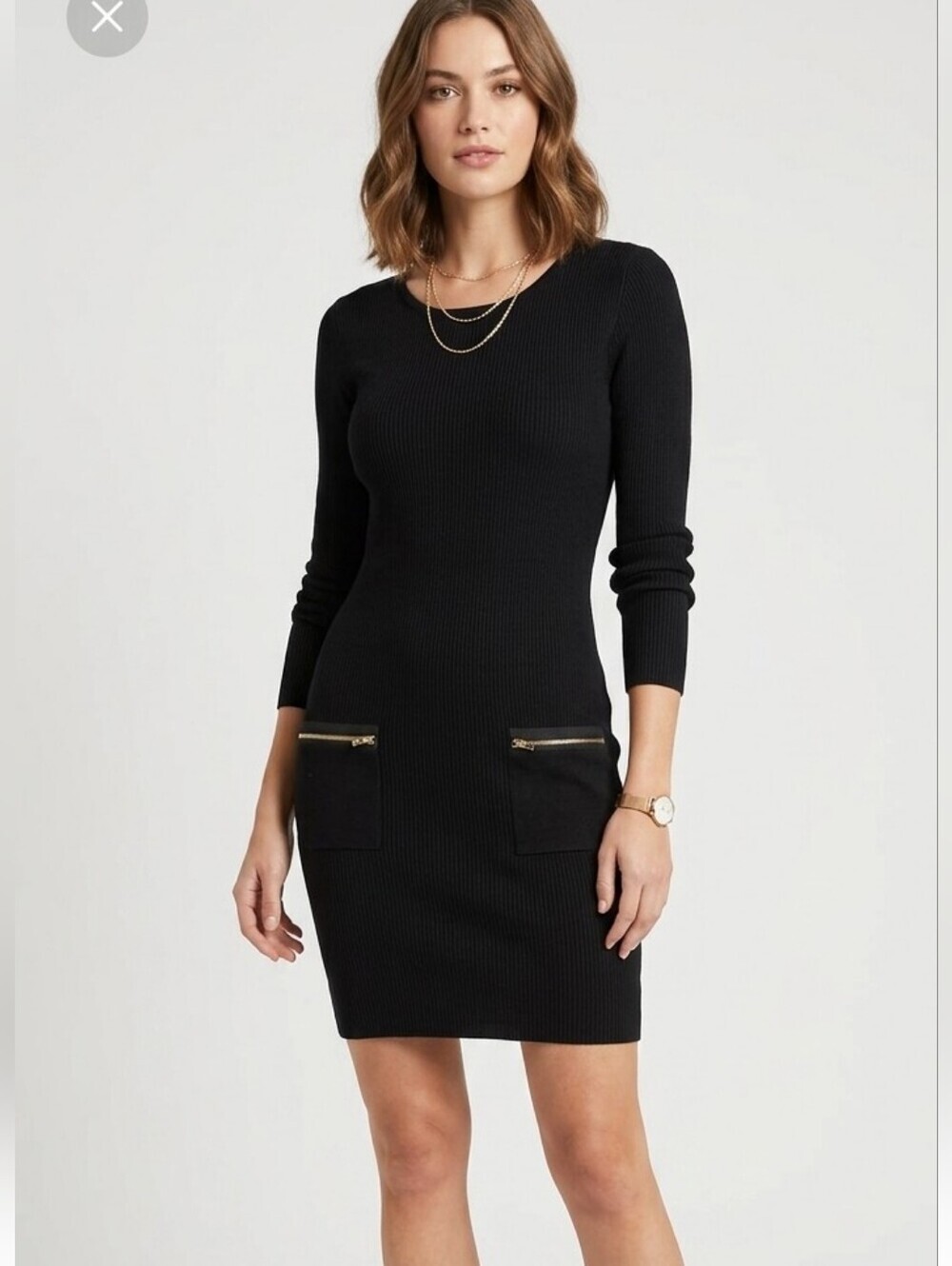 Alyx knit sweater dress Long Sleeve  Black Sz M